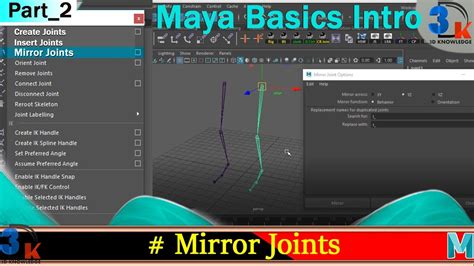 joints in maya|how to mirror joints maya.